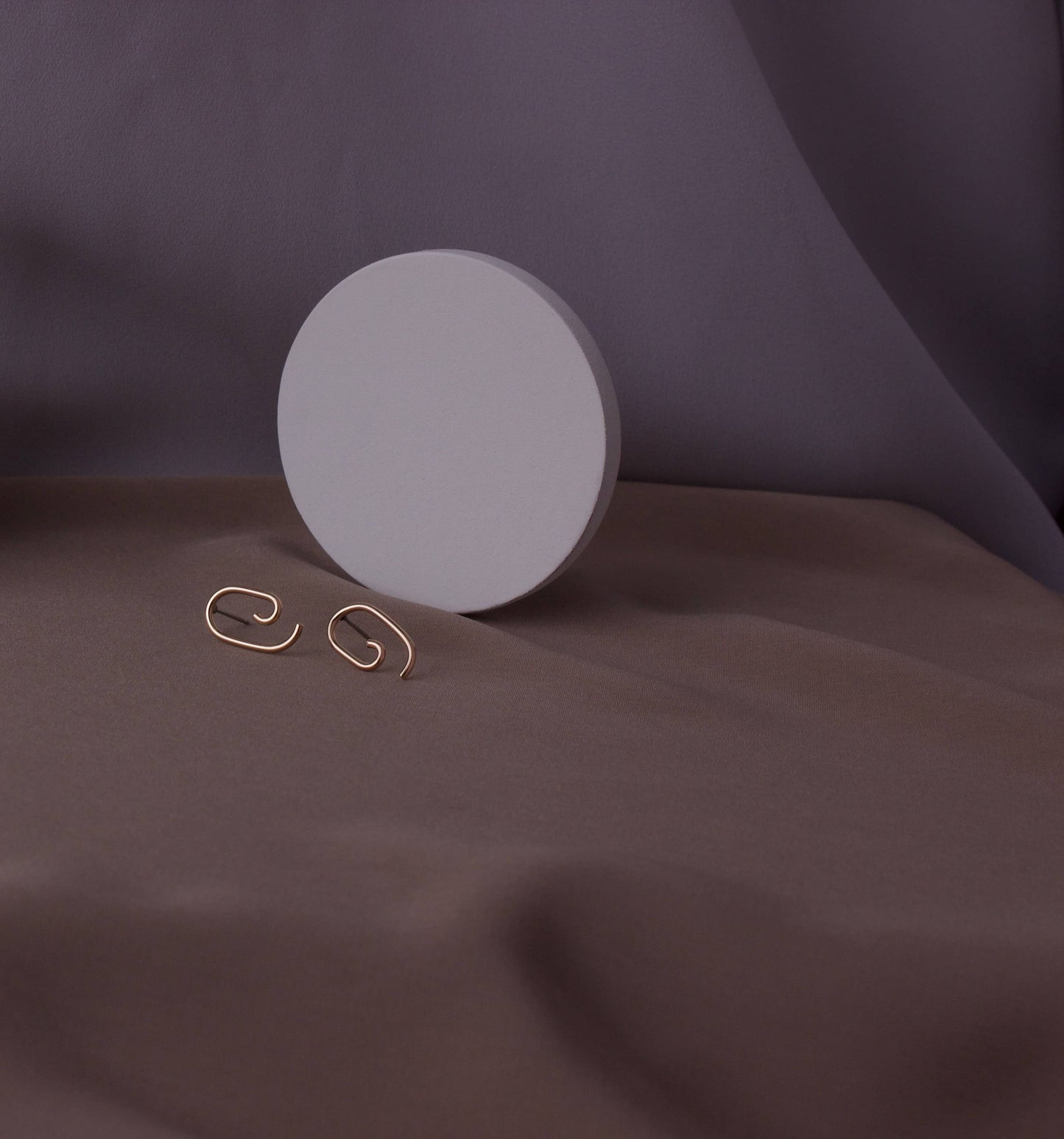 Small Palette Posts, Delicate Abstract Handmade Earrings