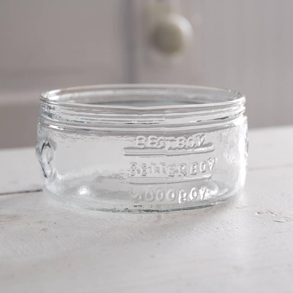 Bones Mason Jar Dog Bowl