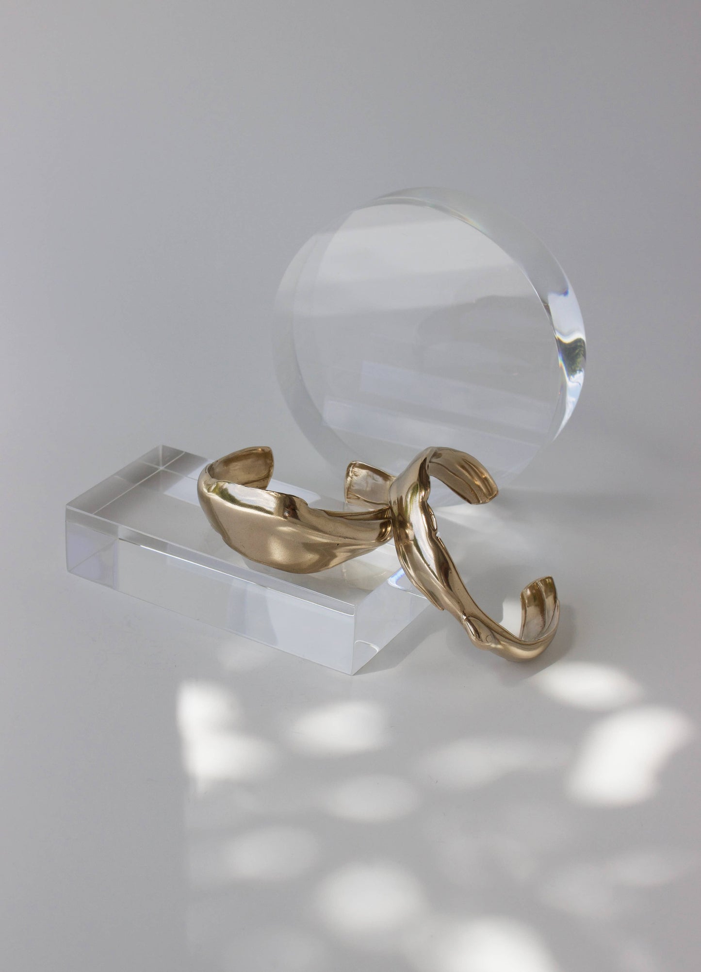 Liquid Statement Cuff Bracelet, Free Flow #2, Handmade