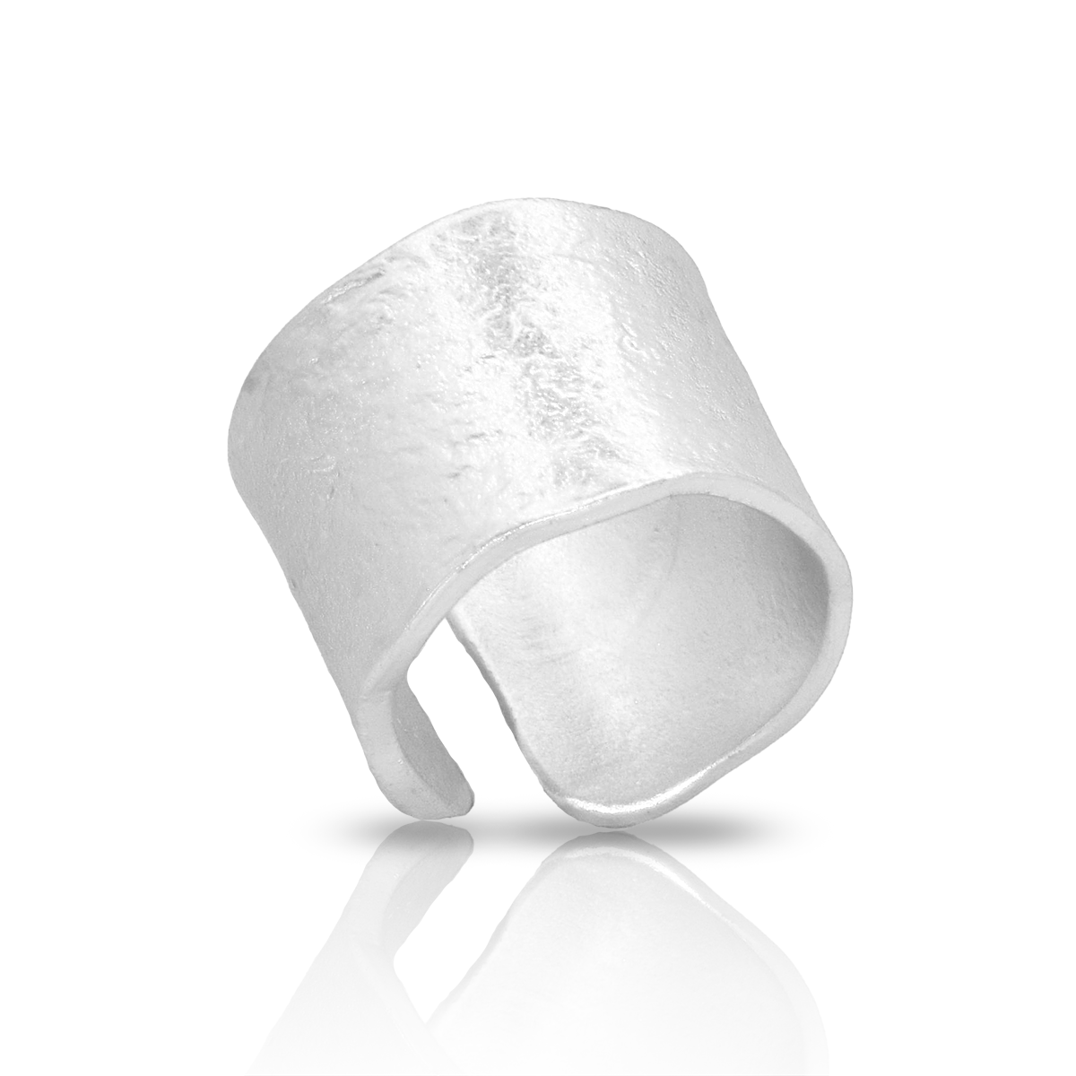 Trendy Textured Cigar Band Ring for Every Occasion