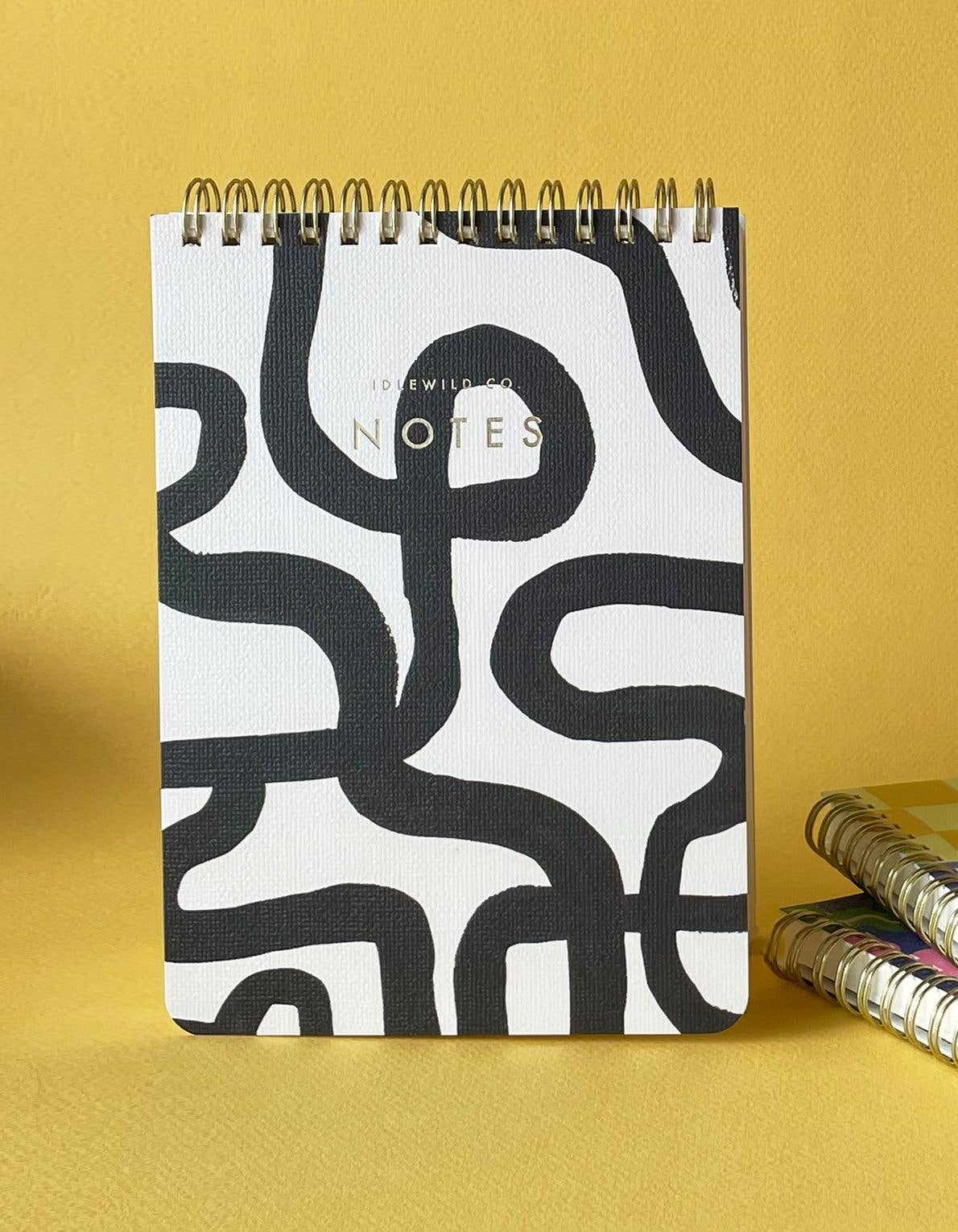 B&W Squiggle Jotter