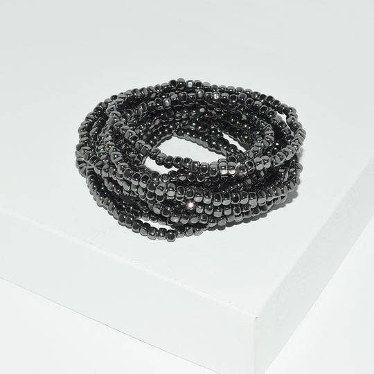 Stylish 15-Piece Beaded Bracelet Set – Versatile Accessories