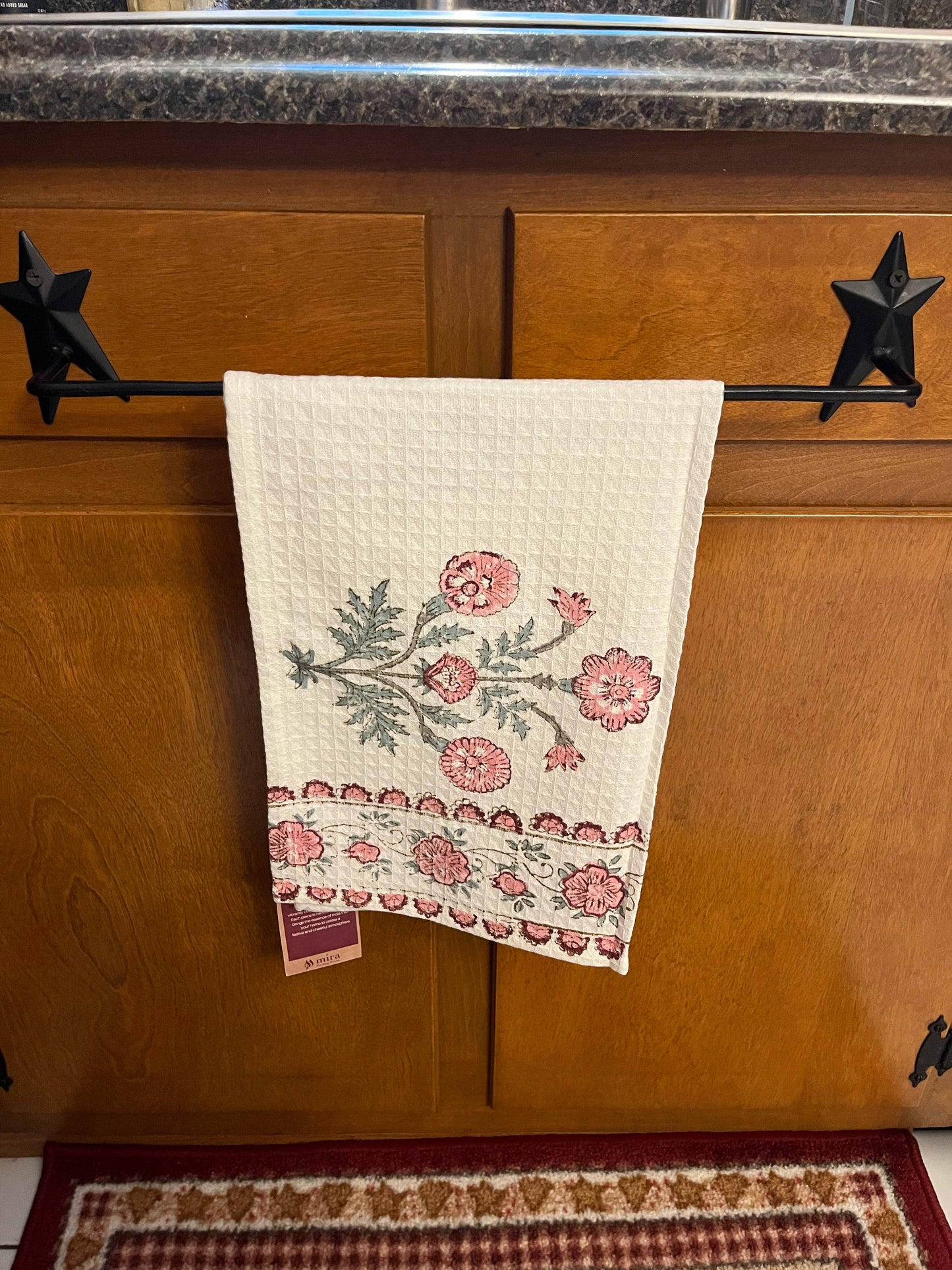 Block Print Textured Towel (Assorted Patterns)