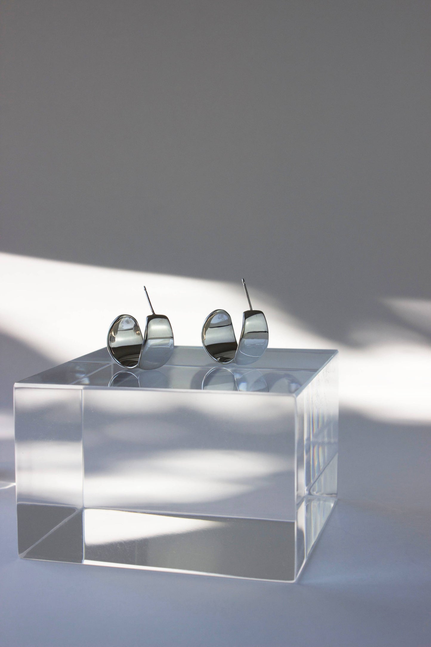 Euphorbia Hoops, Plant Jewelry, Unique, High Shine Finish 