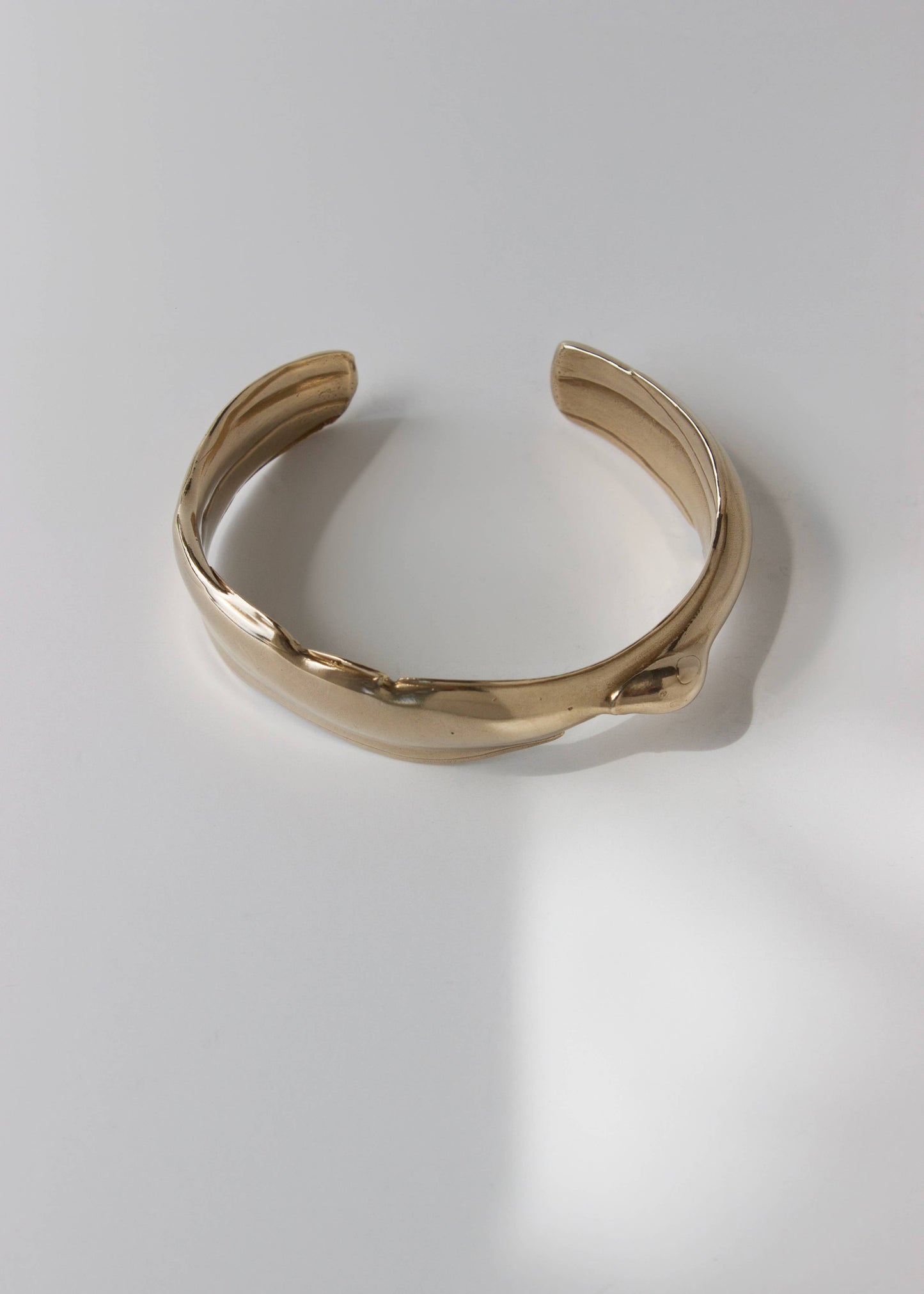 Liquid Statement Cuff Bracelet, Free Flow #2, Handmade 