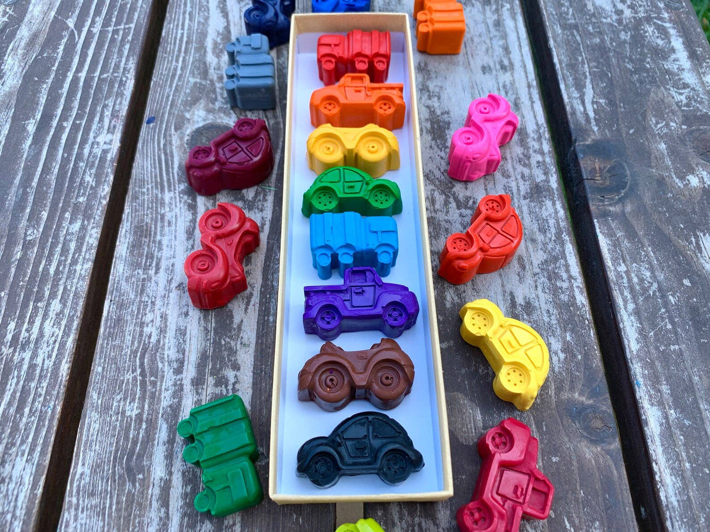 Car & Truck Crayons Gift Box