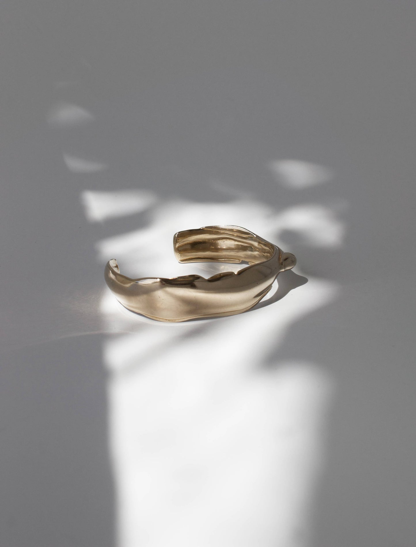 Liquid Statement Cuff Bracelet, Free Flow #2, Handmade 