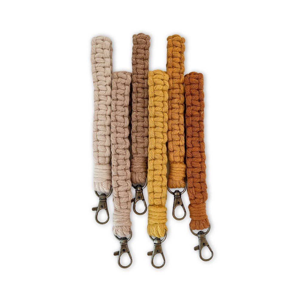 Macrame Wristlet Keychain