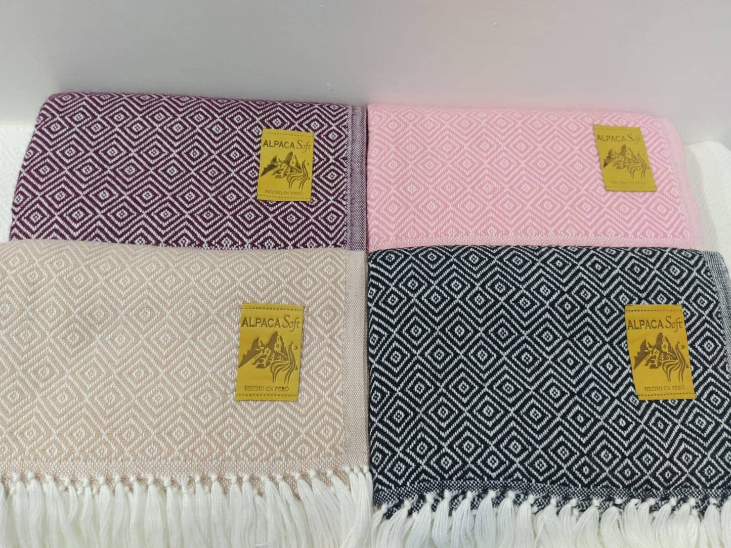 Luxury Alpaca blankets - wool blankets - peruvian blankets