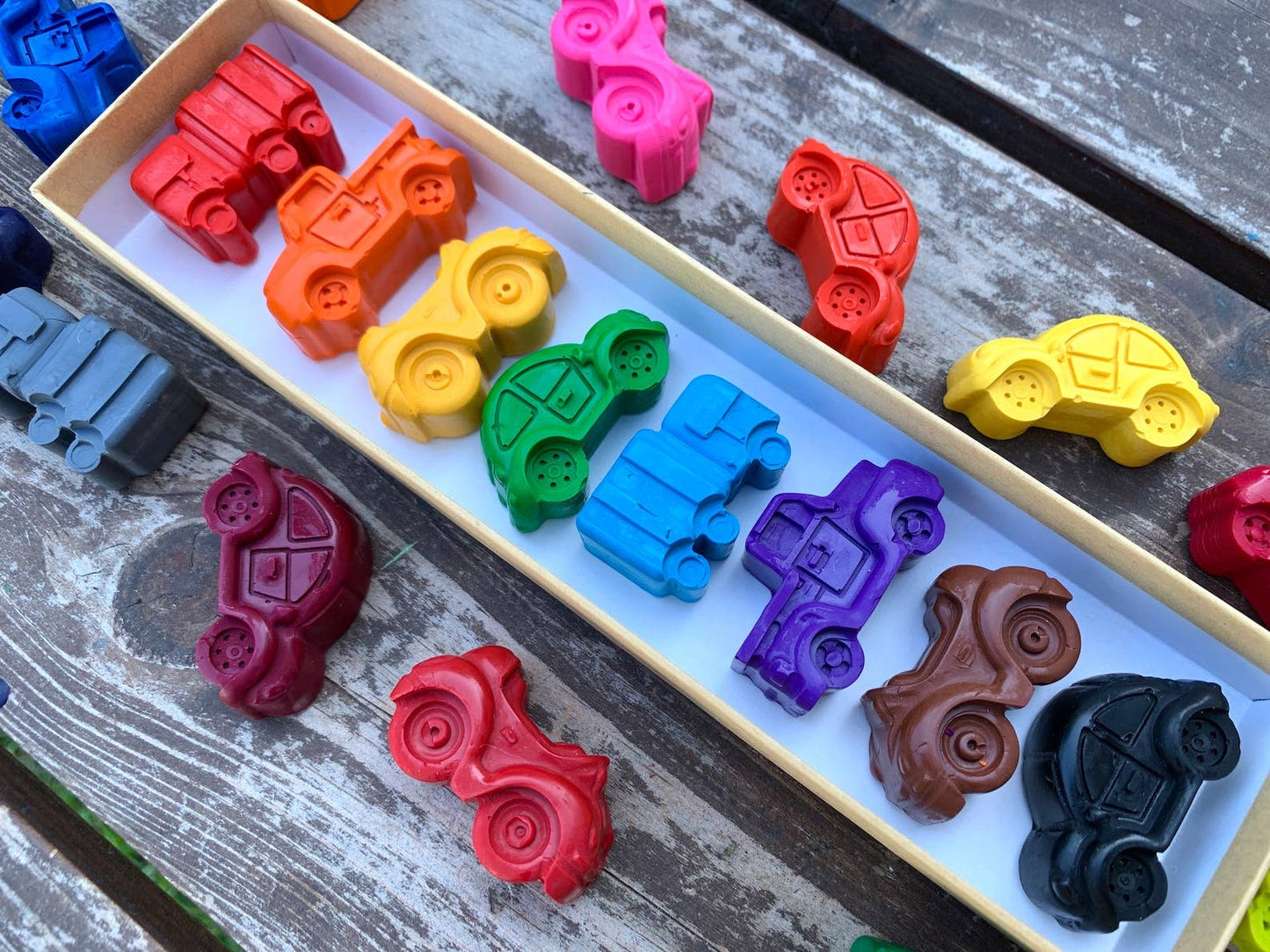 Car & Truck Crayons Gift Box