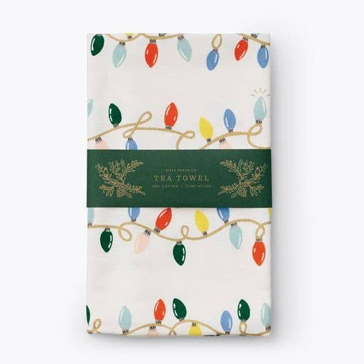 Holiday Lights Tea Towel