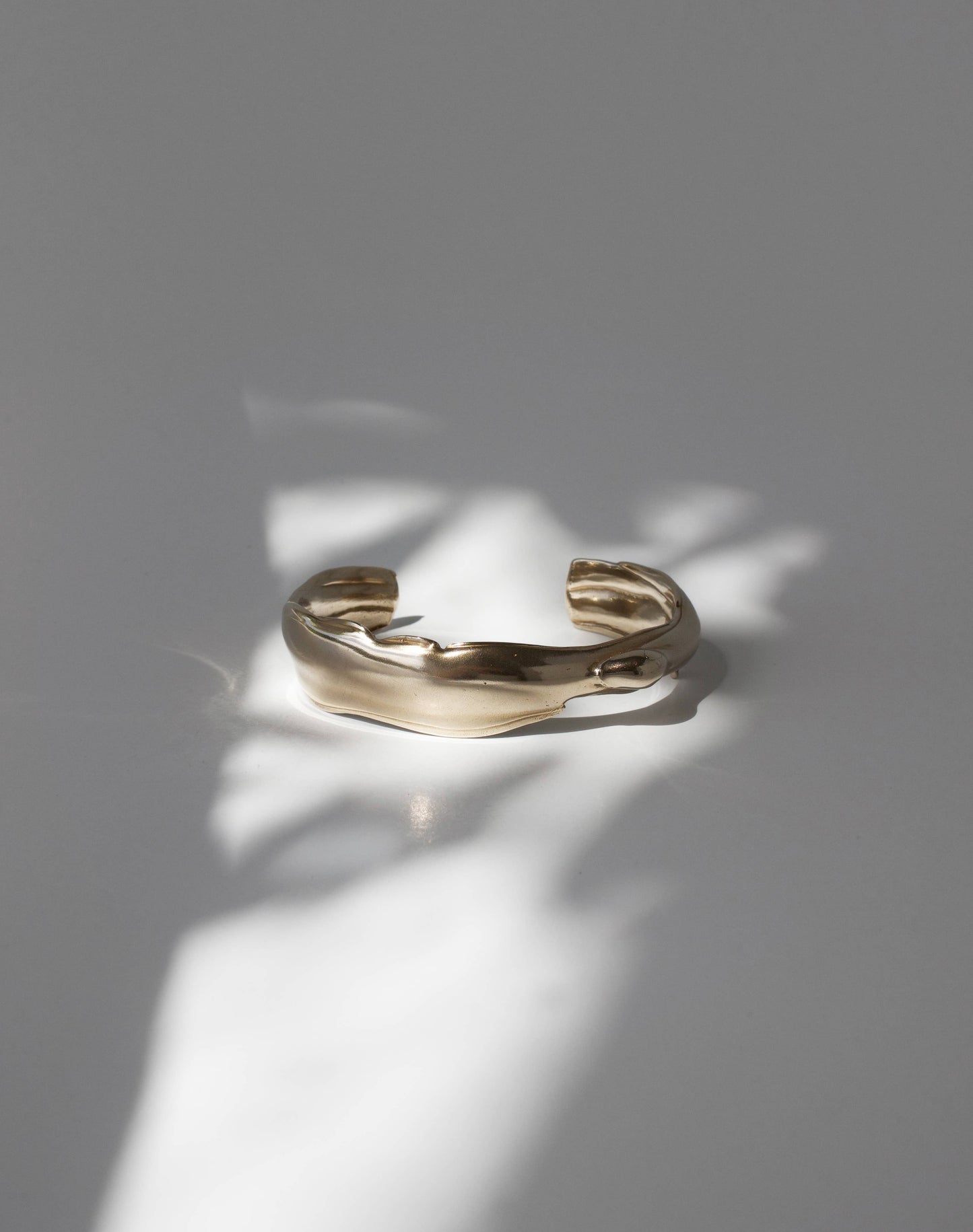 Liquid Statement Cuff Bracelet, Free Flow #2, Handmade 