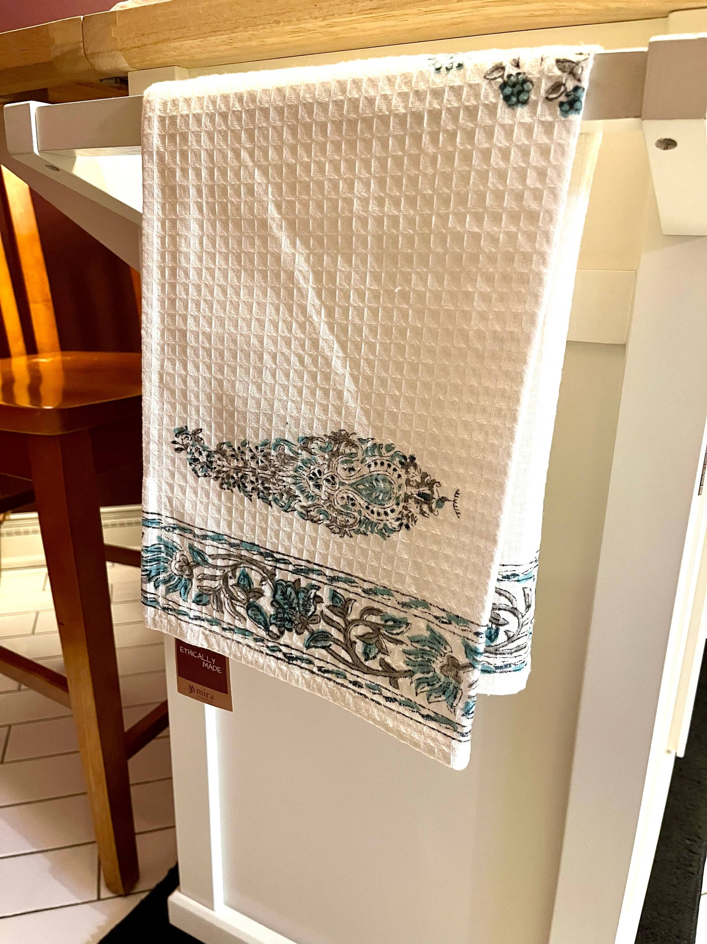 Block Print Textured Towel (Assorted Patterns)