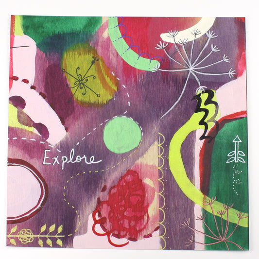 "Explore" Art Print