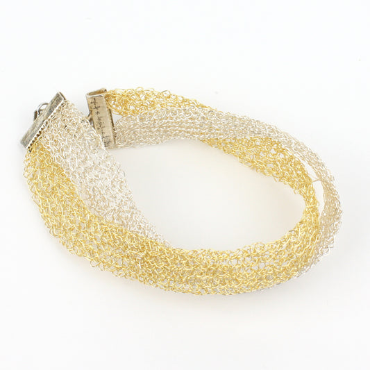 Gold & Silver Twist Bracelet