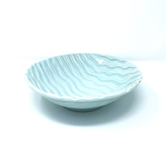 Wavy Carved Bowl