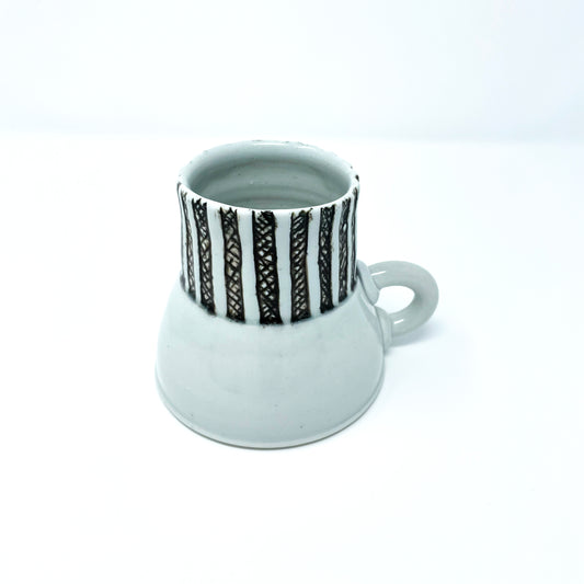 Hatched Stripe Cup