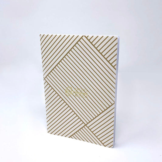 White & Gold Notebook