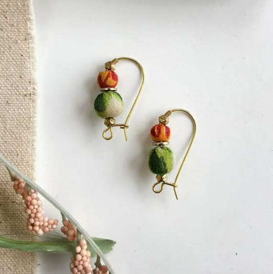 Paired Kantha Earrings