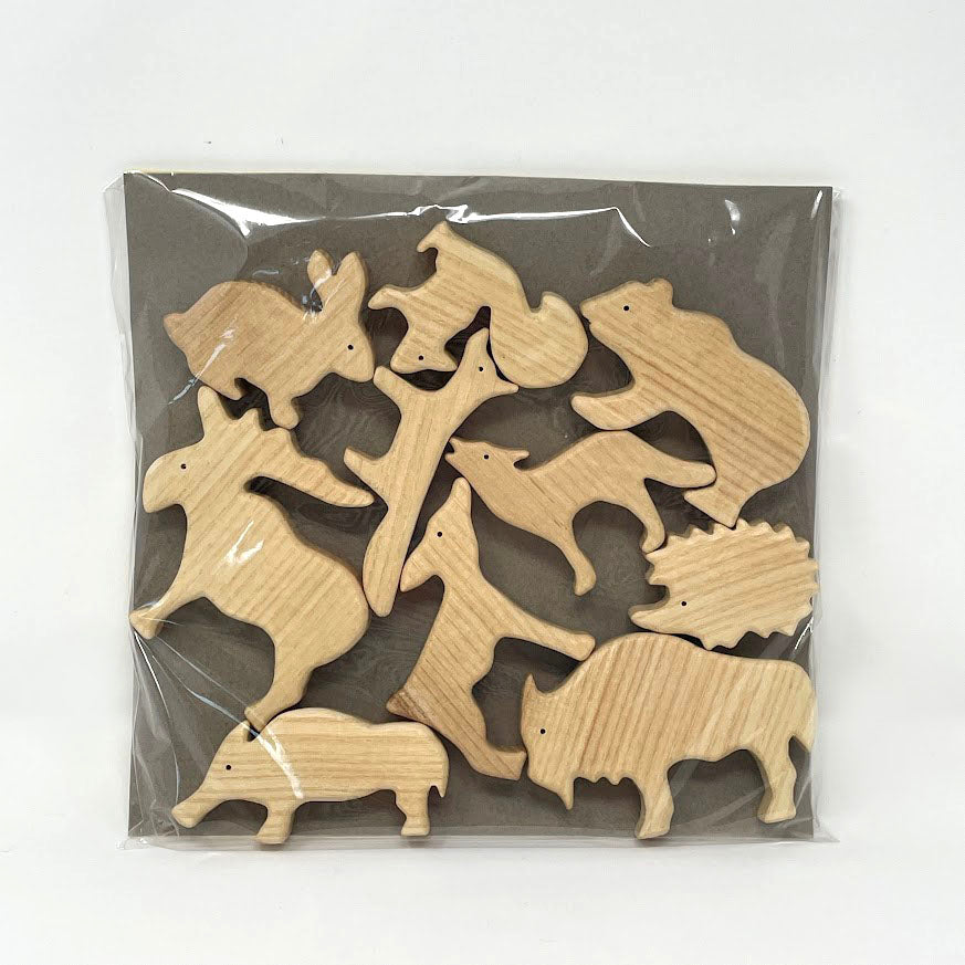 Wooden Forest Animal Set