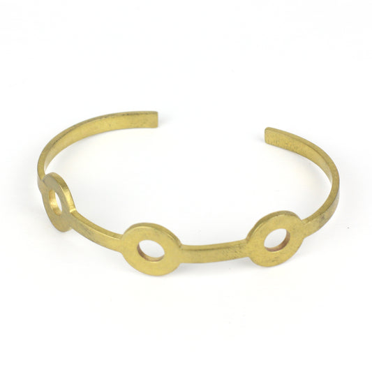 Tri Circle Cuff Bracelet