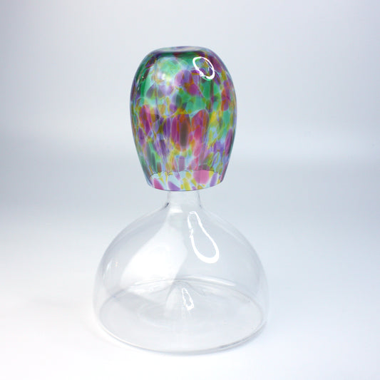 Decanter with Multicolor Glass Cup