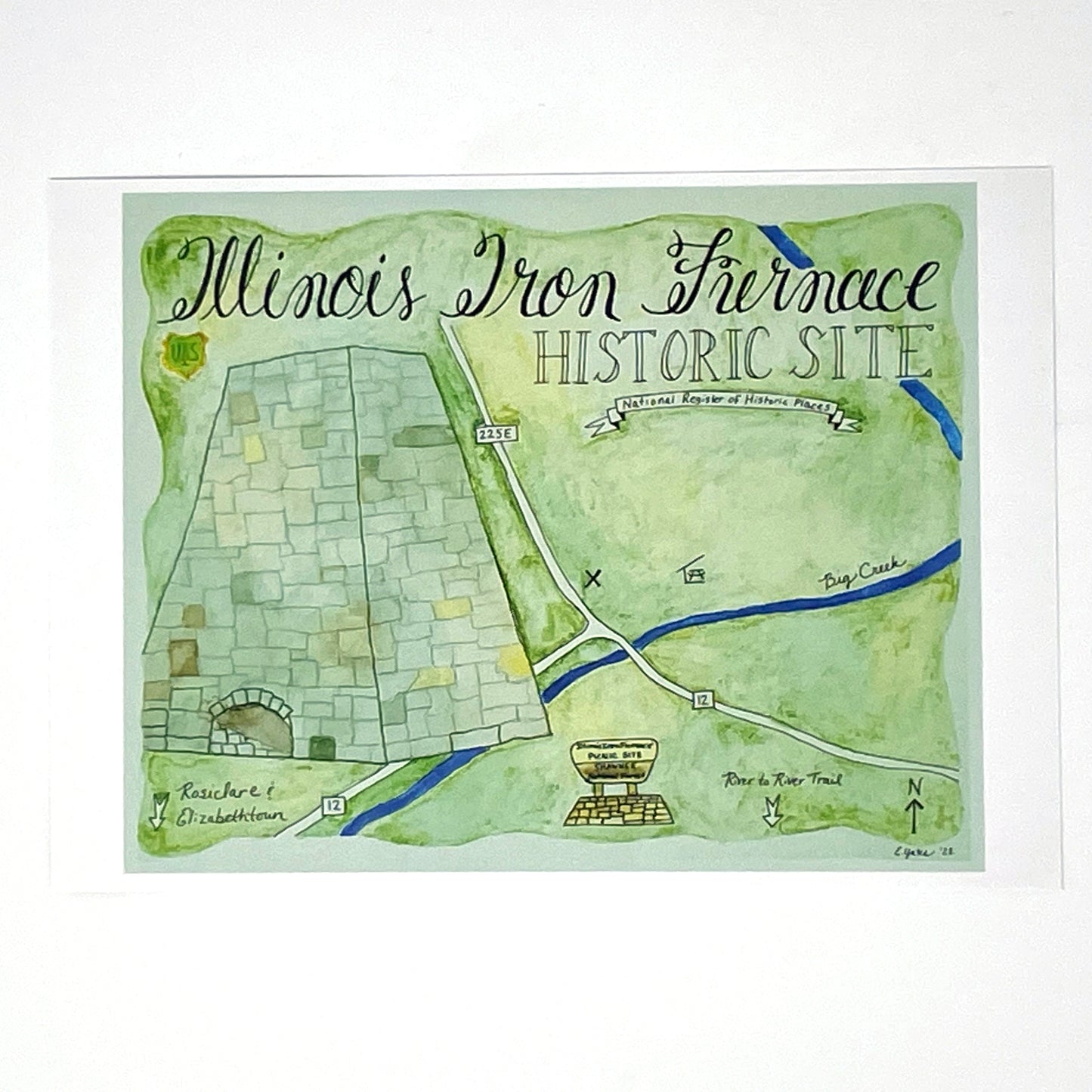 Map Greeting Cards