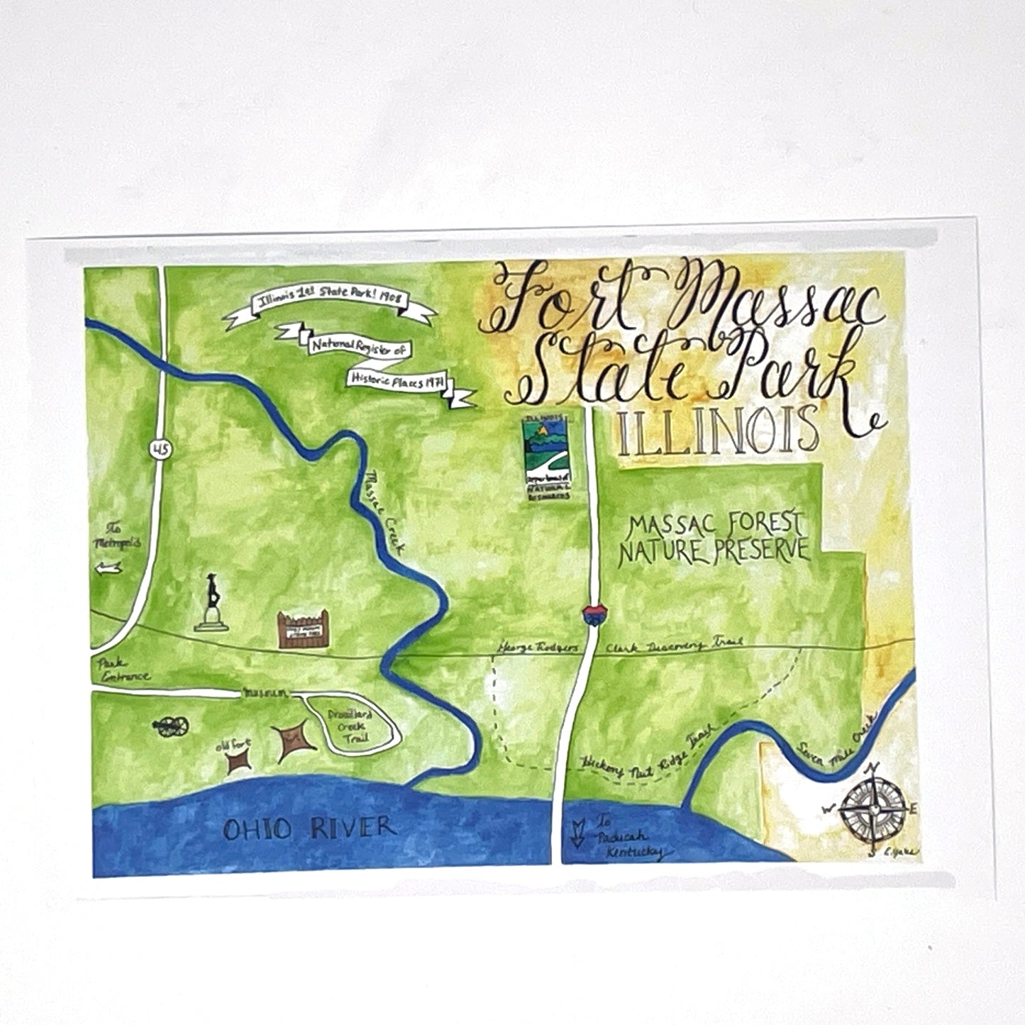 Map Greeting Cards