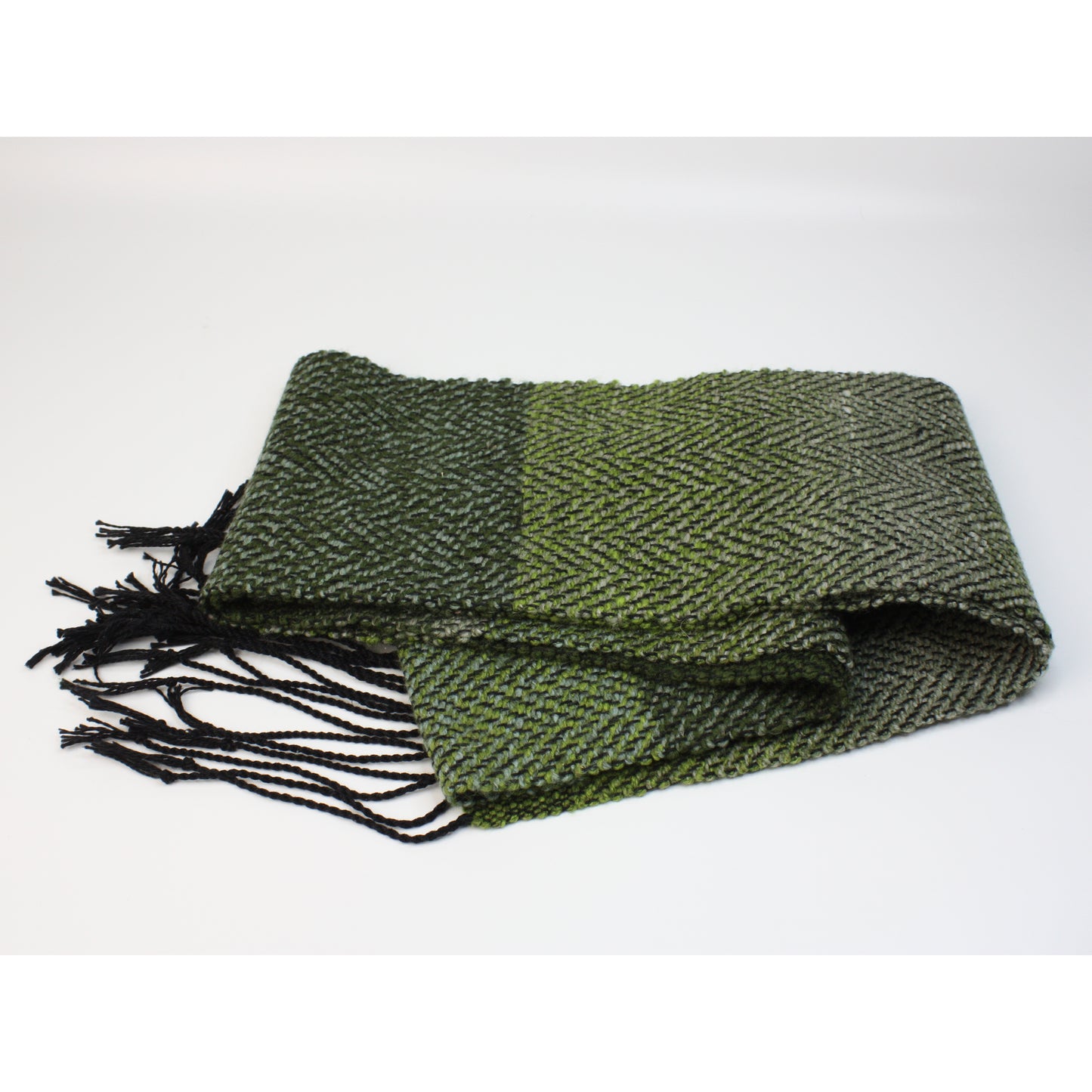 Green Woven Scarf