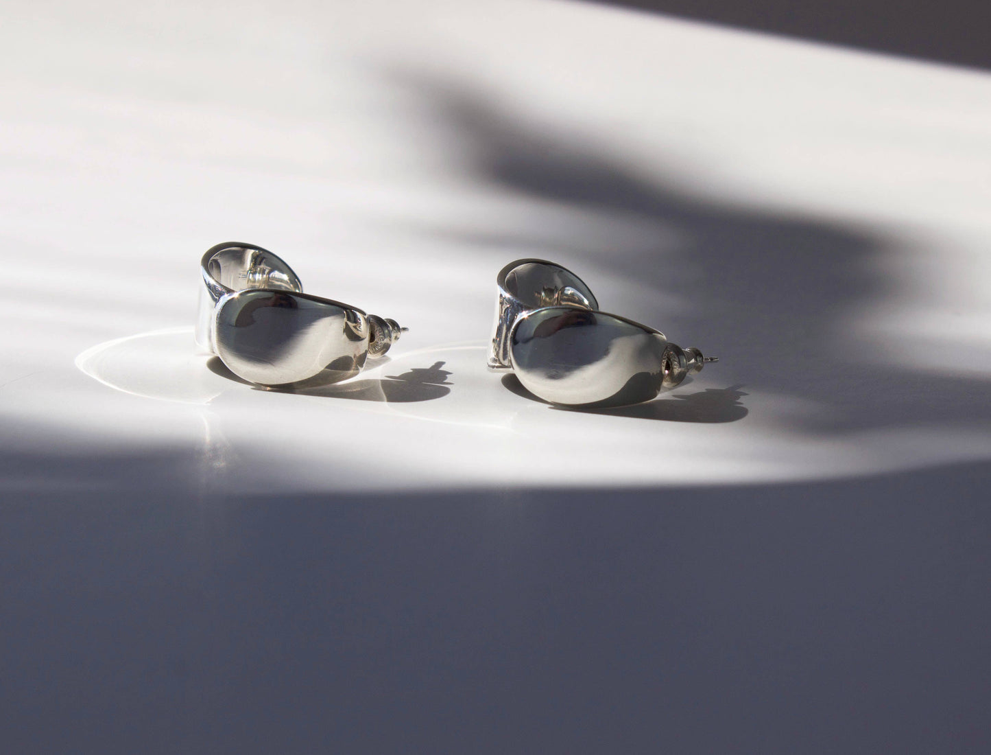 Euphorbia Hoops, Plant Jewelry, Unique, High Shine Finish 