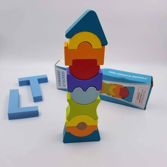 Wooden Pyramid Stacking Toy