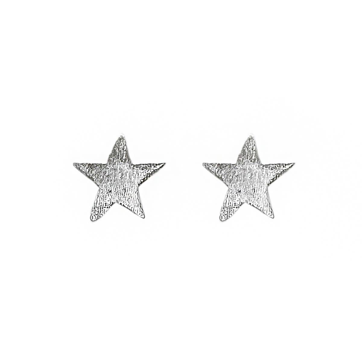 Star Sterling Silver Posts