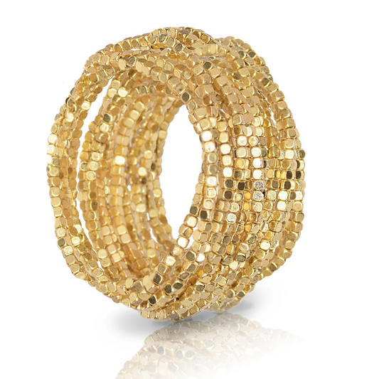 Stylish 15-Piece Beaded Bracelet Set – Versatile Accessories