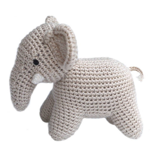 Elephant Crochet Rattle