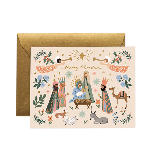 Nativity Scene Card