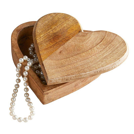 Large Wooden Heart Box