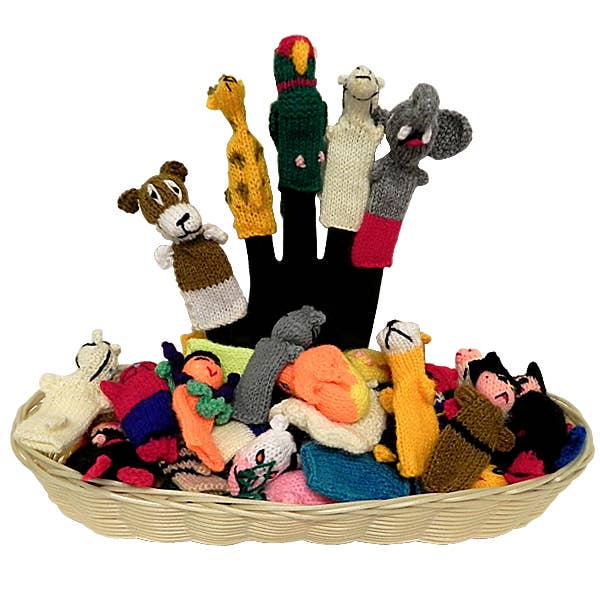 Woven Finger Puppets