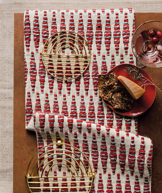 Spool Chili Red Table Runner 72 inches