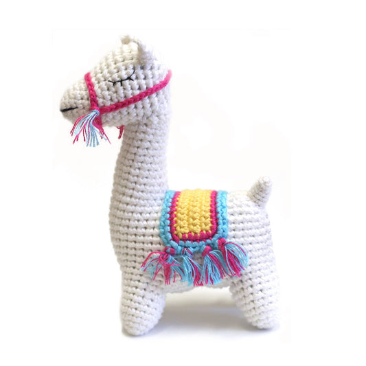 Llama Crochet Rattle