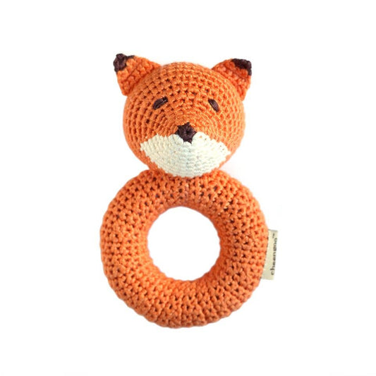 Fox Ring Hand Croche Rattle